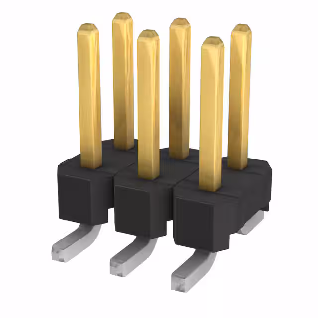 951206-2520-AR-TP 3M  Embases à broches mâles